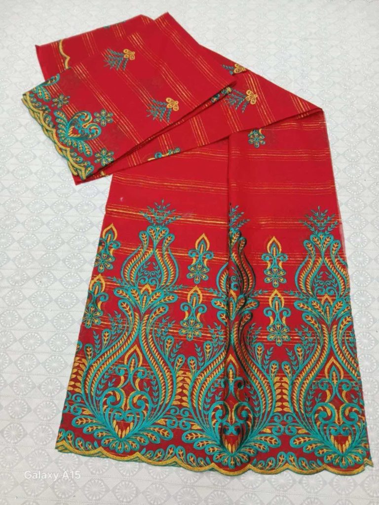 Salouva broderie Rouge/Bleu