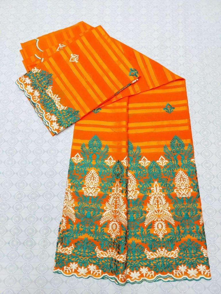 Salouva Broderie Orange/Bleu