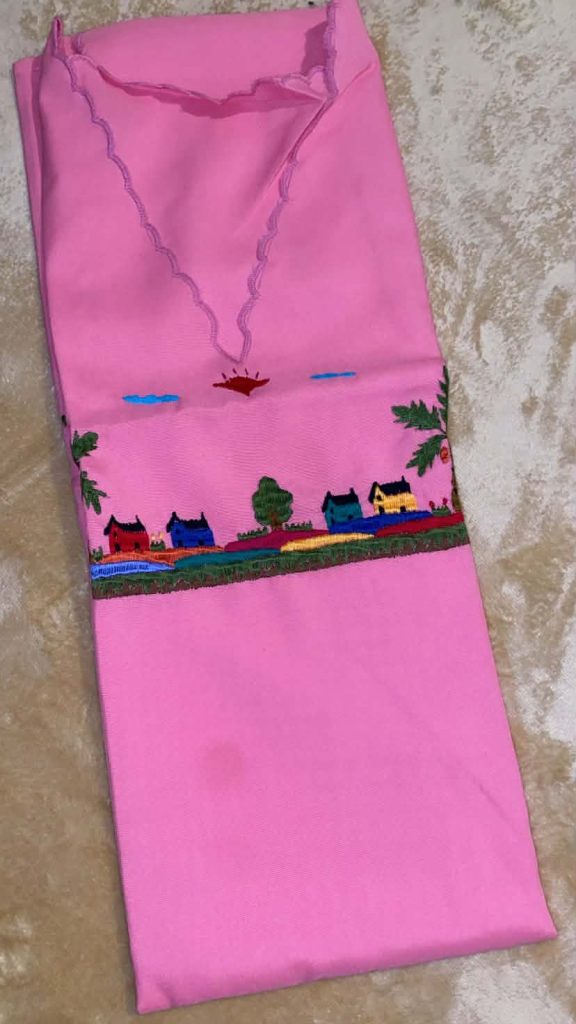 Boubou Madagascar — Modèle Village Rose