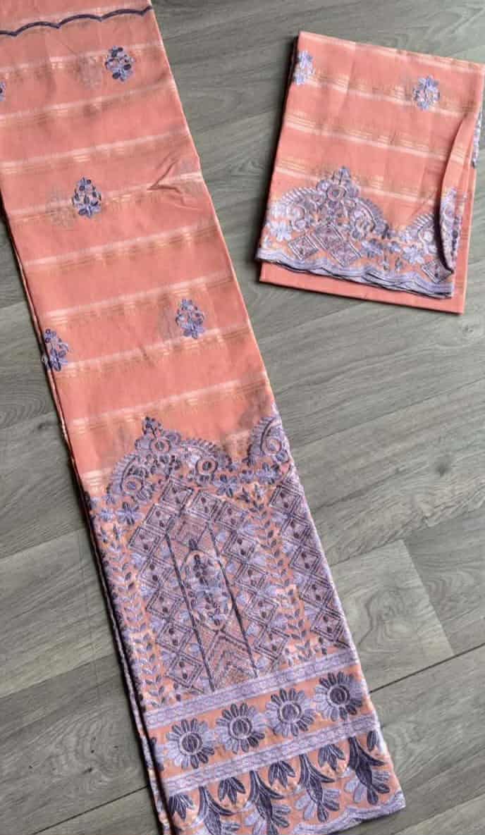 Salouva Corail Broderies Bleues